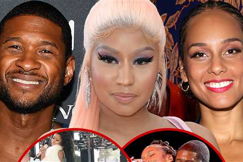 Usher Refutes Alicia Keys Disrespect, Sorry for Smacking Nicki Minaj's Butt