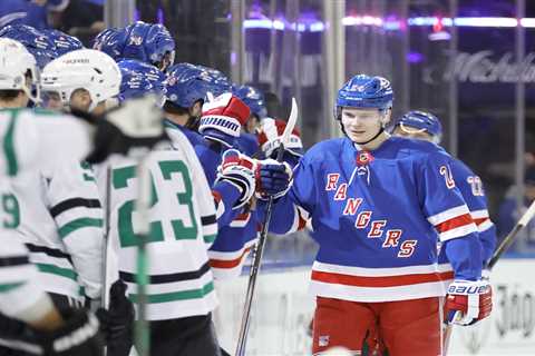 Kaapo Kakko scores go-ahead goal as Rangers top Stars to push win streak to eight