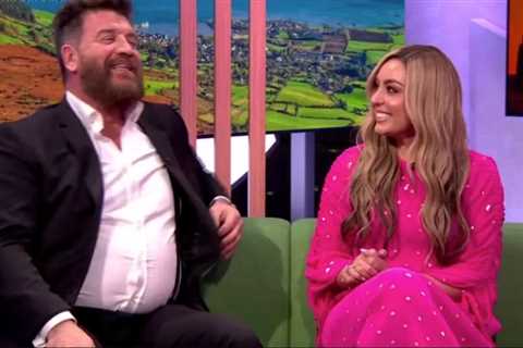 Nick Knowles compares himself to a whale after joking about weight gain