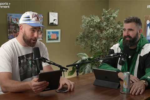 Jason Kelce’s ‘biggest d–k’ joke was approved by Nick Foles’ wife