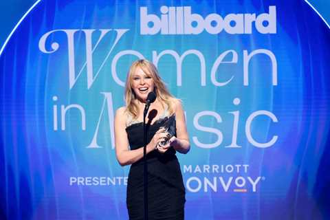 Kylie Minogue Thanks the ‘Terrible Times’ in Billboard Women in Music Speech: ‘It’s How We..