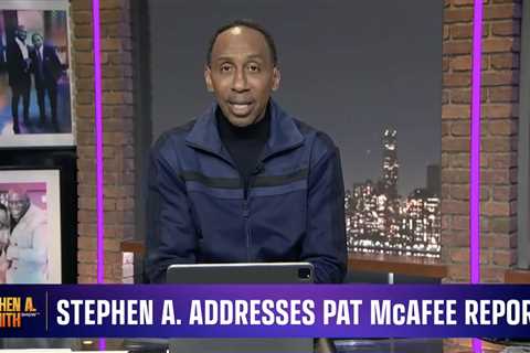 Stephen A. Smith responds to report on ESPN blowup with Pat McAfee