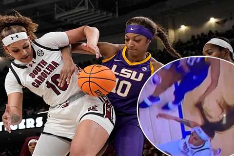 Angel Reese pulled Kamilla Cardoso’s hair in fiesty lead-up to LSU-South Carolina fight