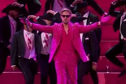 Ryan Gosling Performs 'I'm Just Ken' with Help of Slash at Oscars