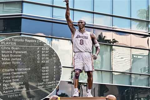 Kobe Bryant statue filled with spelling errors as Lakers look to correct them