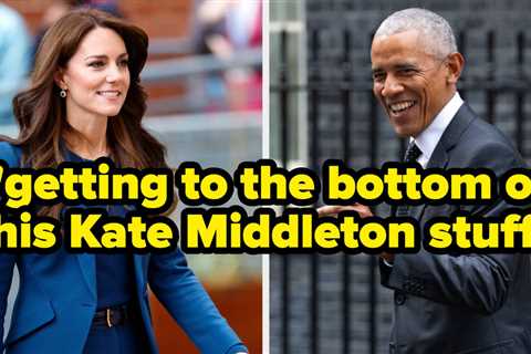 Everyone Is Joking About Barack Obama Finding Kate Middleton After He Was Spotted In The UK