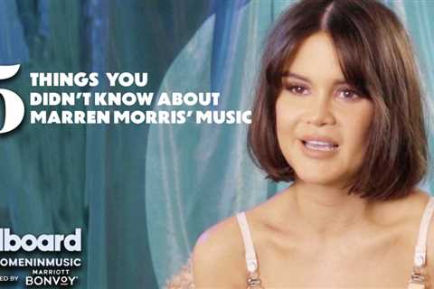 Maren Morris Shares 5 Things You Didn’t Know About Her Music | Billboard Women In Music 2024