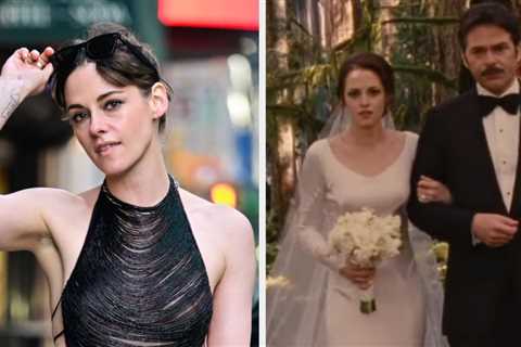 Kristen Stewart Is Still Gushing Over Her Twilight Wedding Dress As She Currently Plans Her Own..