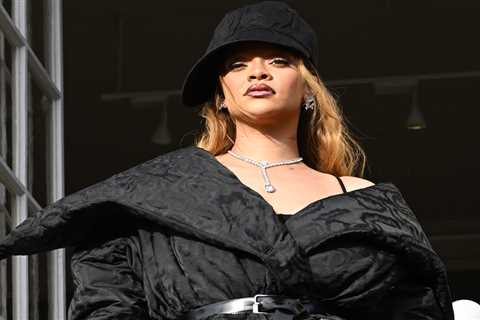 Rihanna Is All Smiles Rocking New Blonde Pixie Cut