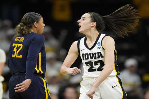 Caitlin Clark, Iowa survive March Madness scare from West Virginia in star’s final home game