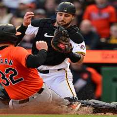 Pirates’ Joey Bart scratched vs. Mets after freak bullpen incident