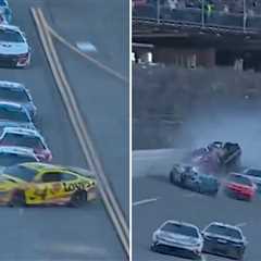 NASCAR's Geico 500 Ends With Massive Crash At Talladega, Multiple Cars Involved