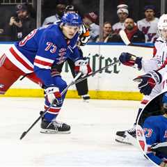 Matt Rempe’s playoff discipline impressing Rangers as much as his scoring touch