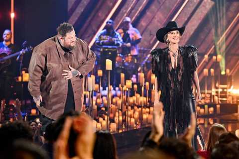Jelly Roll & Lainey Wilson Get a Standing Ovation After Singing ‘Save Me’ at the iHeartRadio..