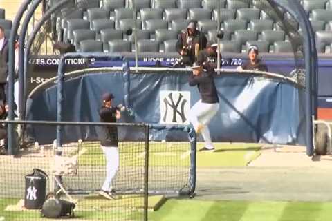 Gleyber Torres kept taking batting practice as earthquake shook Yankee Stadium