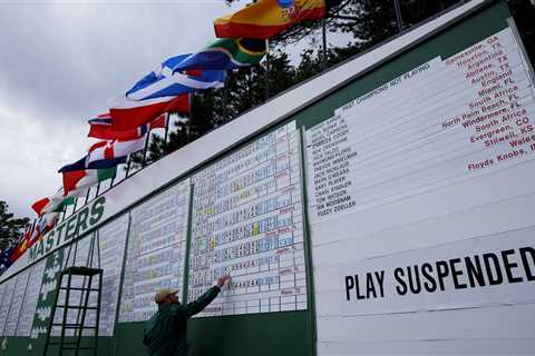 Masters expected to be delayed due to thunderstorm, high winds