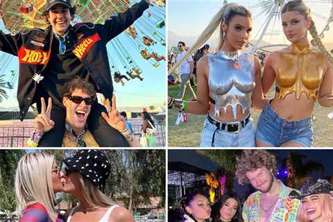 Famous Besties At Coachella ... Desert Vibes Only!!!