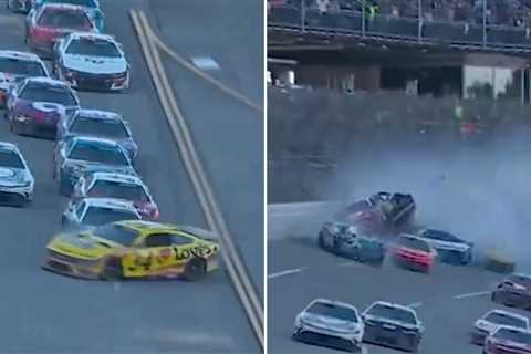 NASCAR's Geico 500 Ends With Massive Crash At Talladega, Multiple Cars Involved