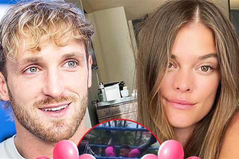 Logan Paul and Nina Agdal Hold Gender Reveal Wrestling Match