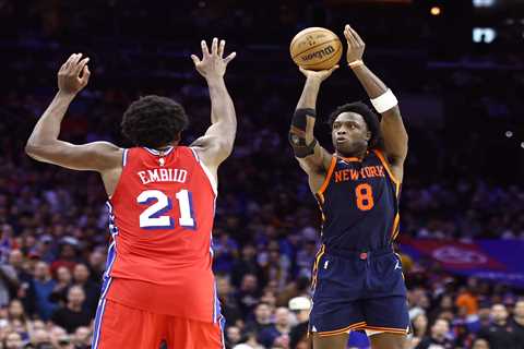 OG Anunoby proves vital in slowing down Joel Embiid during Knicks’ win