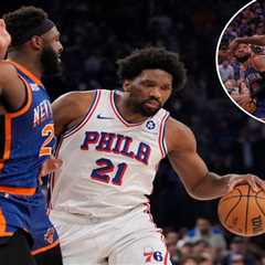 76ers’ Joel Embiid didn’t look bothered one bit by hostile Garden environment