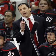 Hurricanes coach Rod Brind’Amour’s future suddenly in doubt ahead of Rangers series