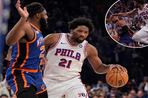 76ers’ Joel Embiid didn’t look bothered one bit by hostile Garden environment