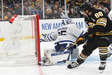 Bruins eliminate Maple Leafs on David Pastrnak’s goal in Game 7 OT thriller