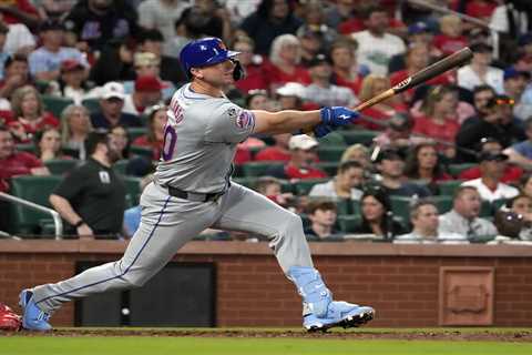 Pete Alonso finally busts out of slump as Mets storm past Cardinals