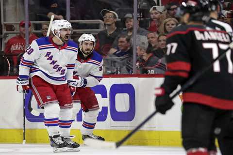 Mika Zibanejad leaving his mark on the Rangers’ playoff record books