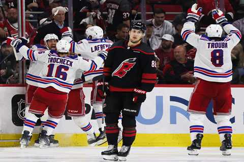 Rangers push Hurricanes to brink with Game 3 overtime win