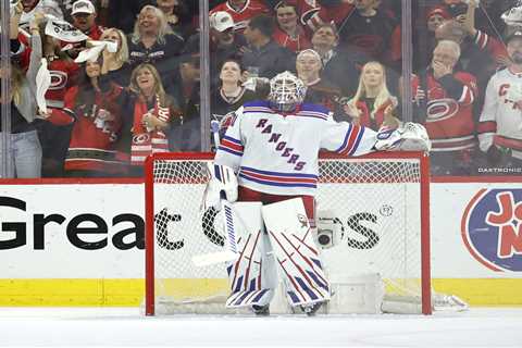 Rangers suffer first bump in playoff road, but remain in control