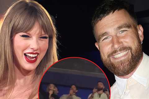 Travis Kelce Attends Taylor Swift's 'Eras' Tour Show with Gigi Hadid, Bradley Cooper