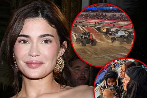 Kylie Jenner & Aire Enjoy Sweet Mommy-Son Date to Monster Truck Rally