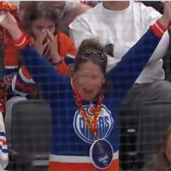 Oilers fan goes viral for cringe-worthy moment in Game 3 loss to Panthers in Stanley Cup Final