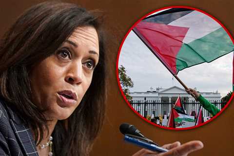 VP Kamala Harris' 'Kimmel' Interview Interrupted by Palestine Protesters