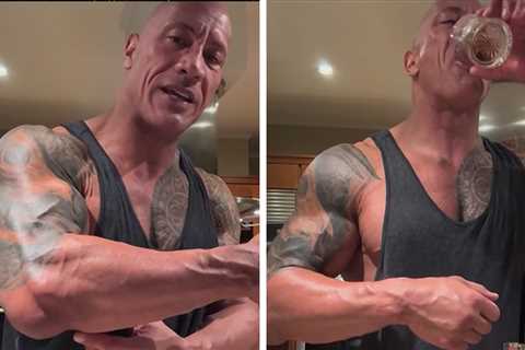 Dwayne Johnson Suffers Gnarly Elbow Injury Filming New Movie