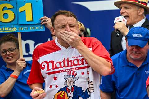 Joey Chestnut’s hot-dog eating rivals heartbroken over his Nathan’s ban: ‘Sad day’