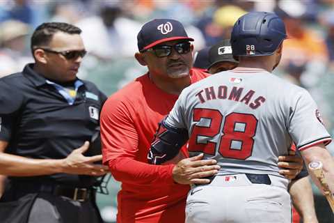 Nationals’ Lane Thomas completely appalled by bizarre ejection: ‘Are you s–ting me?’