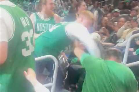 Celtics fans brawl at NBA Finals watch party in ugly scene at TD Garden