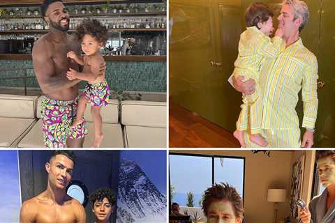 Celebrity Dads With Their Awesome Mini-Mes ... Life Father, Like Son!