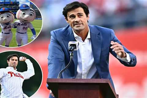 Cole Hamels takes confusing dig at Mets during Phillies retirement ceremony