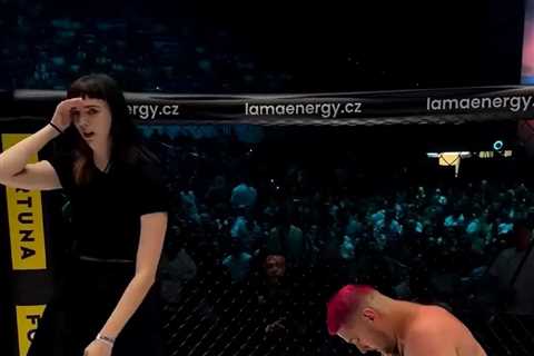 MMA fighter proposes to girlfriend after loss — and she rejects him