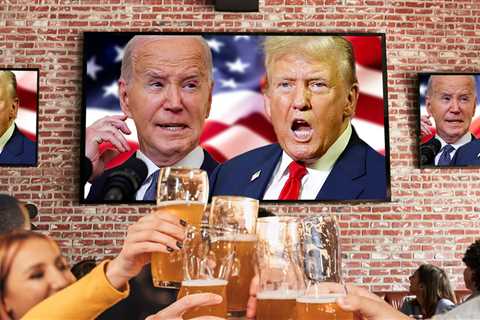 Atlanta, D.C. Bars Showing Trump/Biden Debate, Playing Drinking Games