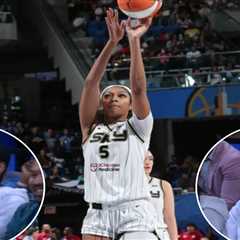 Sky’s Angel Reese makes WNBA history as her mom nervously looks on