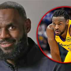 LeBron James Praises Bronny, Says Son 'Doesn't Give A F***' About Critics