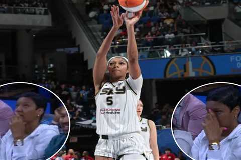 Sky’s Angel Reese makes WNBA history as her mom nervously looks on