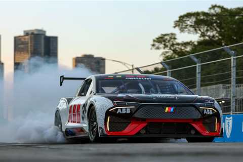 NASCAR unveils its first electric racecar — lacking the iconic engine roar