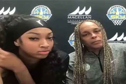 Angel Reese press conference gets awkward after hot-mic moment: ‘Intimate relationship’