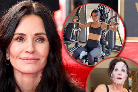 Courteney Cox Flaunts Bikini Body, Trolls Her Own Extreme Wellness Routine